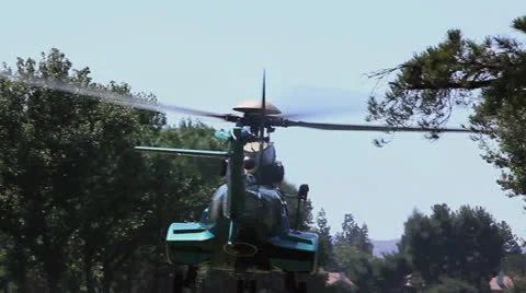 SHERIFFS RESCUE COPTER TAKES OFF Stock Footage 22952392