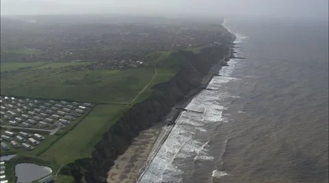 Sheringham aerial Stock Footage 65260461