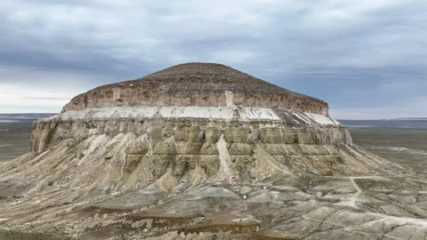 Sherkala has been described as looking like a piala, yurt or Sphinx. Stock Footage 278120028