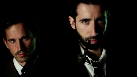 Sherlock and Watson Stock Footage 120363390