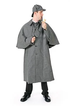 Sherlock: Detective Glances To Side Stock Photos