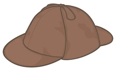 Sherlock Holmes Hat Stock Illustration