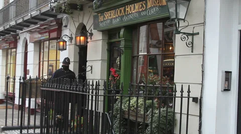 Sherlock Holmes Museum Stock-Footage 33445478