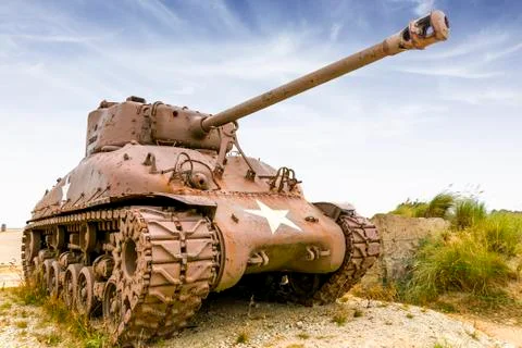 Sherman tank Stock Photos