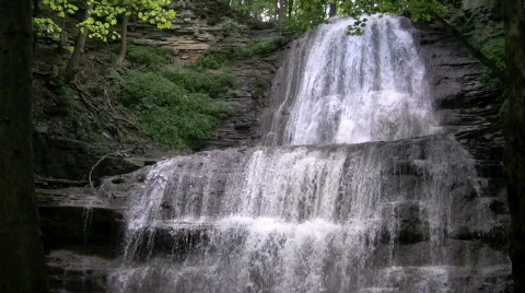 Shermans Falls  Stock Footage 506114