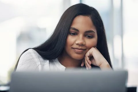 Shes been making great progress towards her dreams. a young businesswoman Foto stock