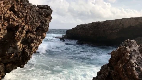 Shete Boka, Curacao Stock Footage 73556060