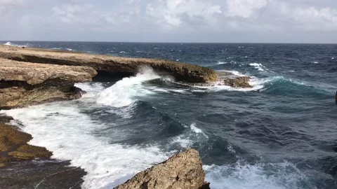 Shete Boka, Curacao Stock Footage 75371228