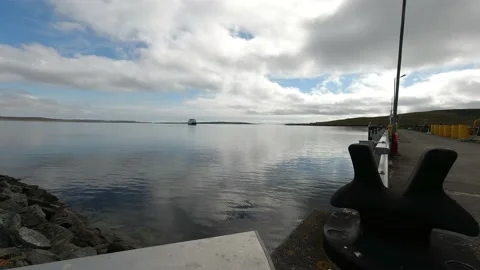 Shetland Car Ferry Timelapse Stock Footage 150251675