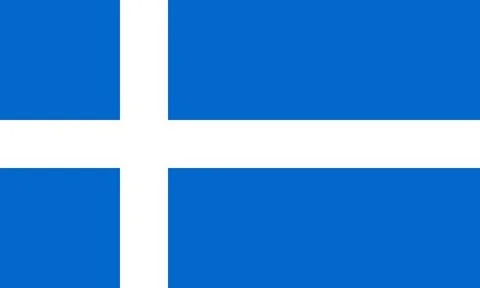 Shetland - flag Illustrazione stock