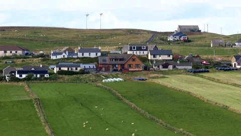 Shetland Islands General Views Stock Footage 77689294