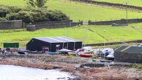 Shetland Islands General Views Stock Footage 77691033