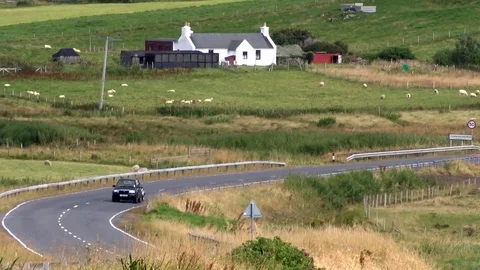 Shetland Islands General Views Stock Footage 77691040