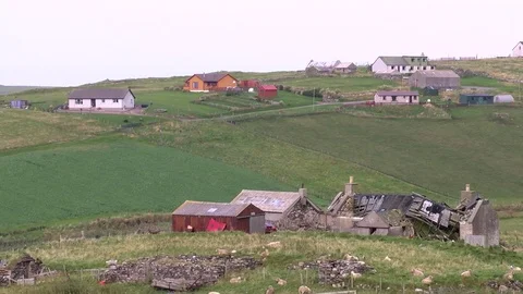 Shetland Islands general views Stock Footage 77757378