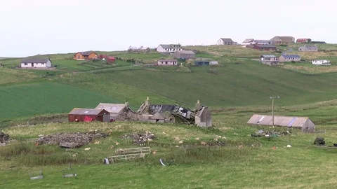 Shetland Islands general views Stock Footage 77757389