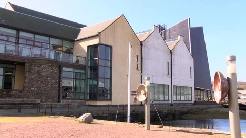 Shetland Museum and Archive in Lerwick Shetland Stock Footage 77752853
