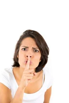 Shhh - Be Quiet Stock Photos
