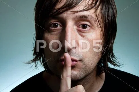 Shhh, please be quiet Stock Photos