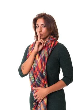 Shhhh! Silence please! Stock Photos