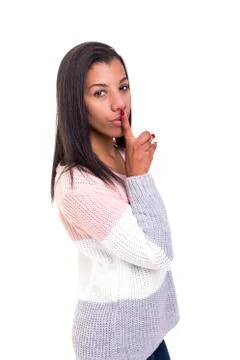 Shhhh! Silence please! Stock Photos