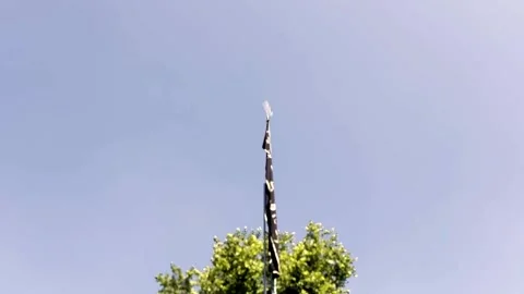 Shia Muslim Flags Displayed During Muharram 動画素材 339535473