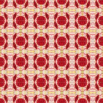 Shibori pattern. Ikat textile. Tie dye print. Red seamless stencil. Stock Illustration
