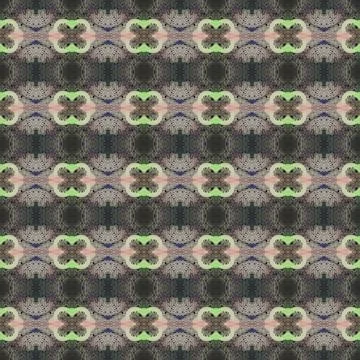 Shibori pattern. Ikat textile. Tie dye print. brown seamless stencil. Stock Illustration