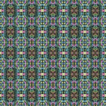 Shibori pattern. Ikat textile. Tie dye print. Multicolored seamless stencil Stock Illustration