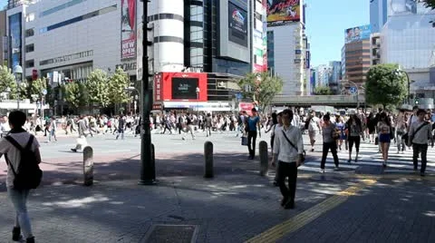 Shibuya 4 Stock Footage 21708746