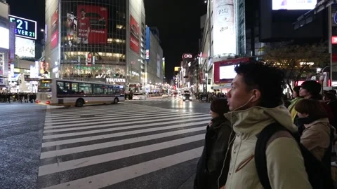 Shibuya Area of Tokyo Stock Footage 203800967