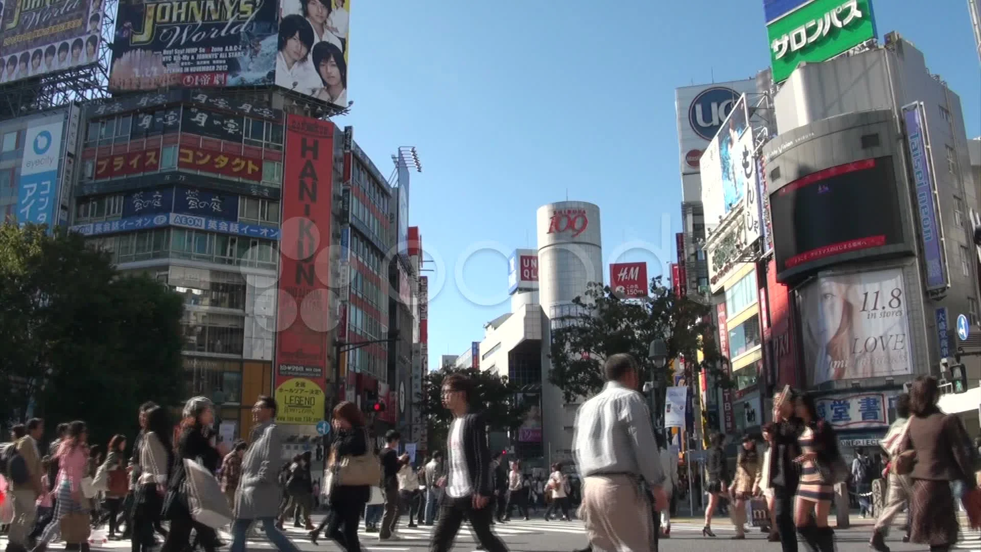 Shibuya Crossing And Shibuya 109 Depar Stock Video Pond5