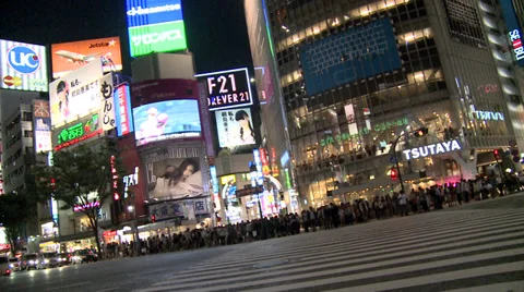 Shibuya Crossing Video stock 31508553
