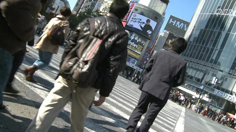 Shibuya Crossing Video stock 32240108