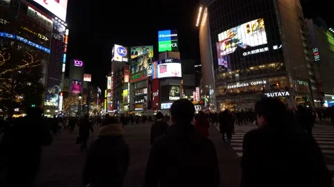 Shibuya crossing Stockbeeldmateriaal 131030432