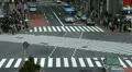 Shibuya Crossing Tokyo Fashion City Street Big Store Urban Commuters People Walk HD Footage