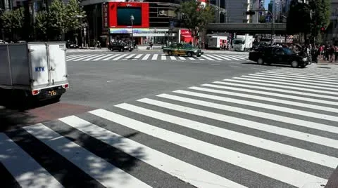 Shibuya crossroads timelapse Stock Footage 21701367