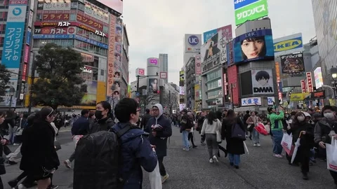 Shibuya Crowd Video stock 273793014
