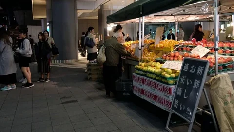SHIBUYA NIGHT SCENE Video stock 84701773