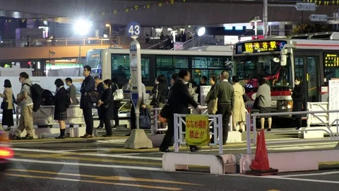 SHIBUYA NIGHT SCENE Stock-Footage 84741549