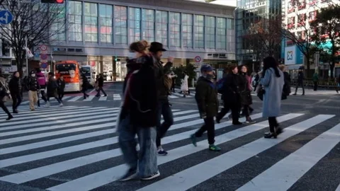 SHIBUYA SCRAMBLE Video stock 84291961