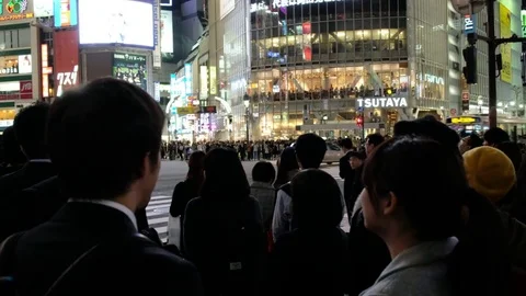 SHIBUYA SCRAMBLE Stock Footage 84741437