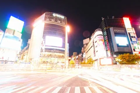 Shibuya scramble intersection Foto stock