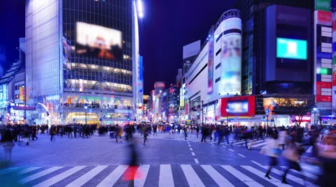 Shibuya Tokyo Stock Footage 32242112