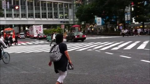Shibuya Tokyo Stock Footage 100307516