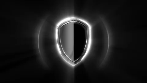 Shield Animation 4K Stock Footage 127948301