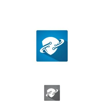 Shield app Stock Illustration