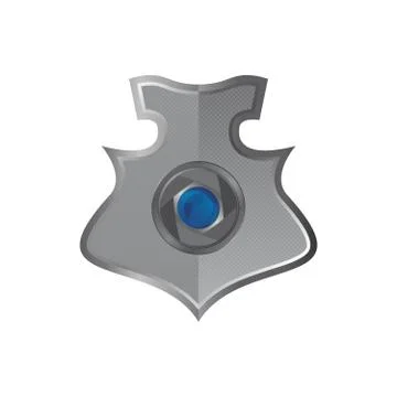 Shield art illustration Illustration