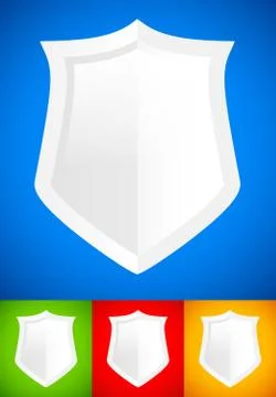 Shield background Stock Illustration