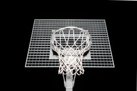 Shield with a basketball Stock Photos