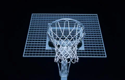 Shield with a basketball Stock Photos